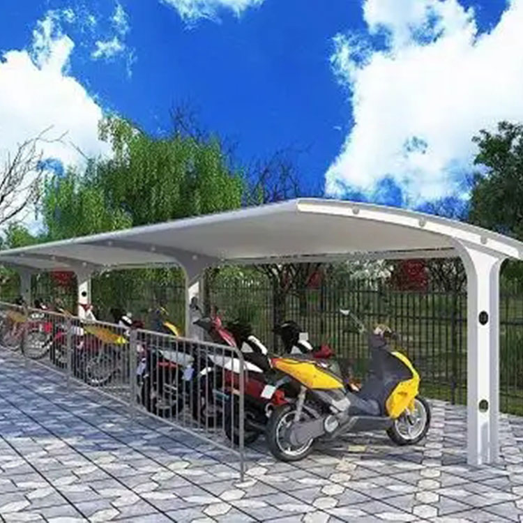 竹山县膜结构电动车棚