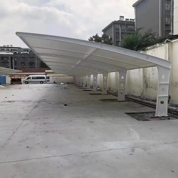 竹山县膜结构汽车棚