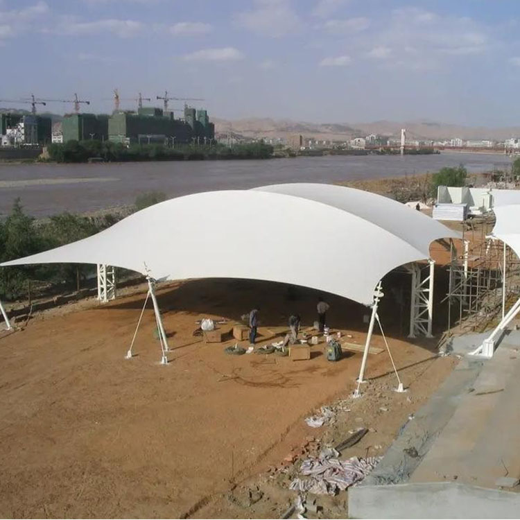 竹山县膜结构汽车棚